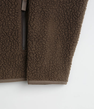 Patagonia Womens Retro Pile Hooded Fleece in Otter Brown