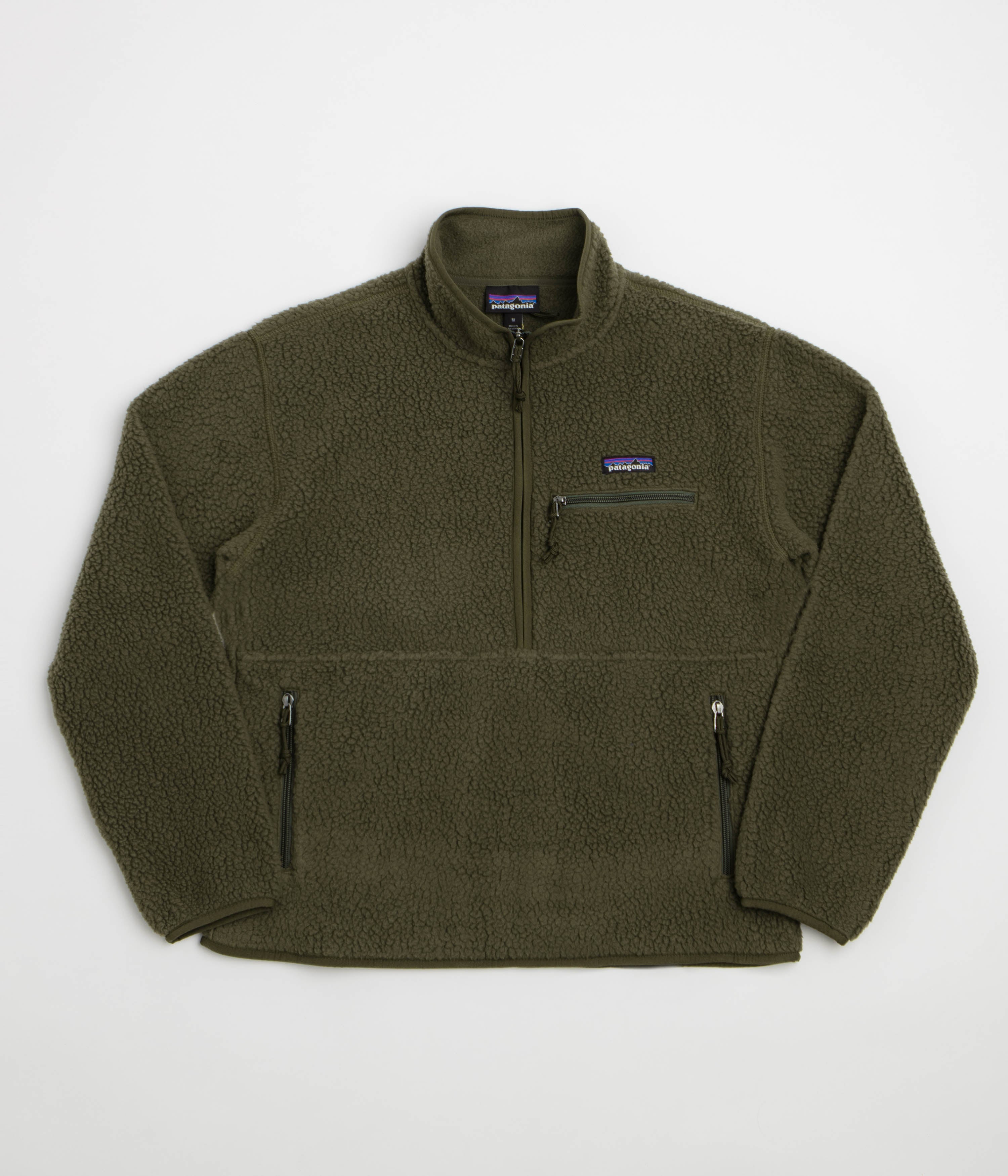 Patagonia Womens Retro Pile Marsupial Fleece - Basin Green
