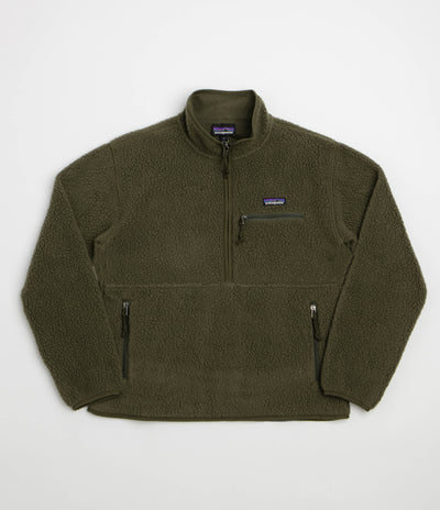 Patagonia Womens Retro Pile Marsupial Fleece - Basin Green