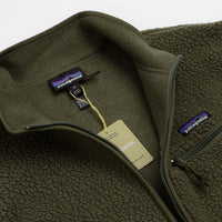 Patagonia Womens Retro Pile Marsupial Fleece - Basin Green thumbnail