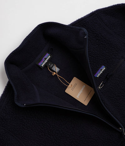 Patagonia Womens Retro Pile Marsupial Fleece - Sunken Blue
