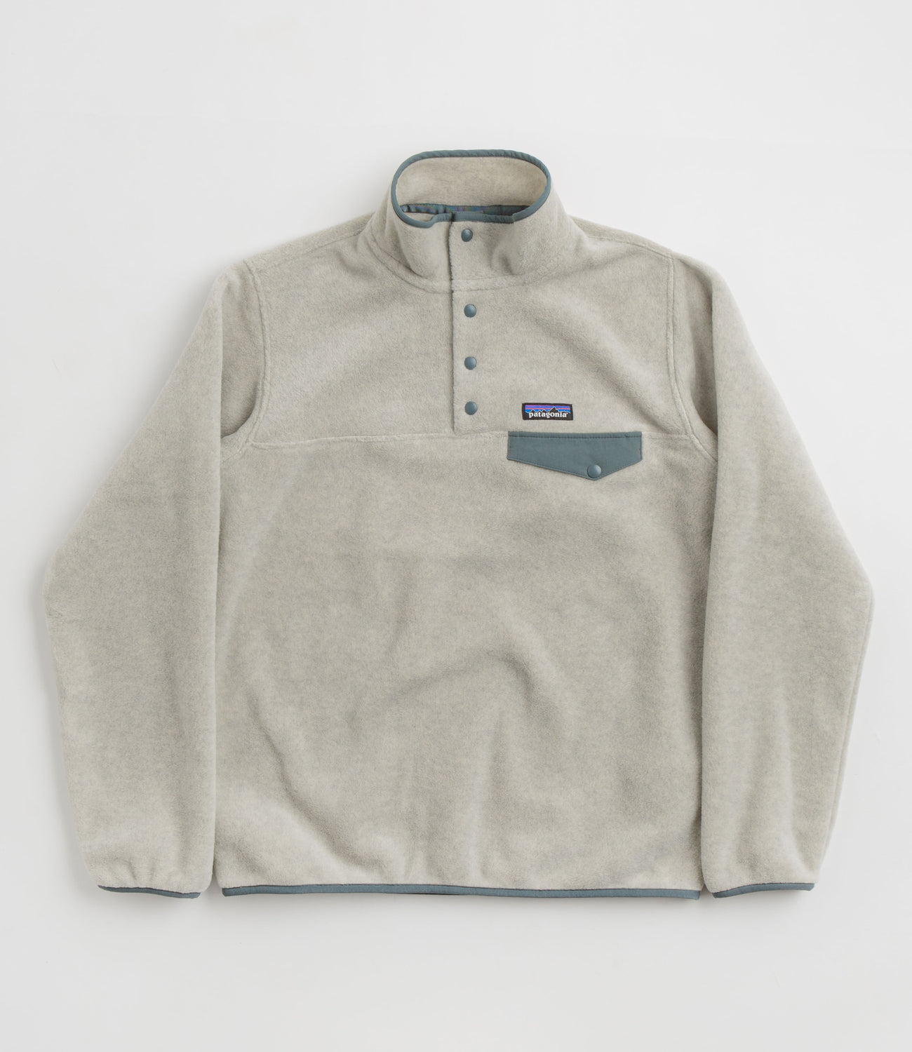Patagonia Womens Synchilla Snap-T Pullover Fleece - Oatmeal Heather ...
