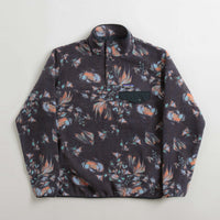 Patagonia Womens Synchilla Snap-T Pullover Fleece - Swirl Floral: Pitch Blue thumbnail