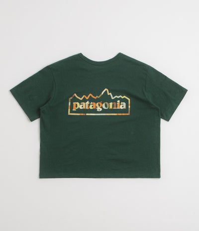Patagonia Womens Unity Fitz Easy Cut Responsibili-Tee T-Shirt in Cascade Green