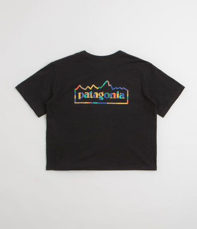 Patagonia Womens Unity Fitz Easy Cut Responsibili-Tee T-Shirt in Ink Black