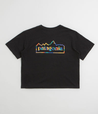 Patagonia Womens Unity Fitz Easy Cut Responsibili-Tee T-Shirt - Ink Black