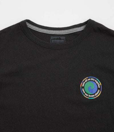 Patagonia Womens Unity Fitz Easy Cut Responsibili-Tee T-Shirt in Ink Black