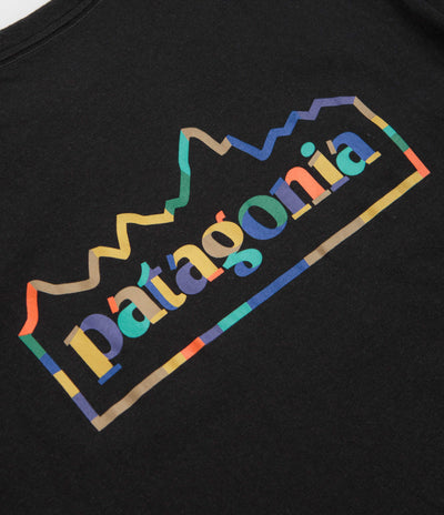 Patagonia Womens Unity Fitz Easy Cut Responsibili-Tee T-Shirt in Ink Black