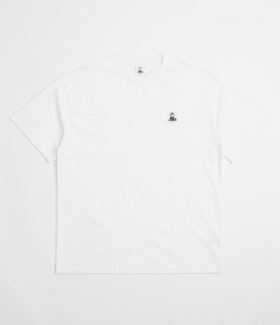 Pawa Speed Sports Boy Patch T-Shirt in White