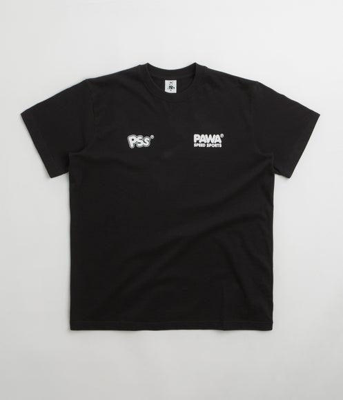Pawa Speed Sports Burnout T-Shirt - Black
