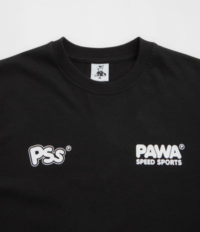 Pawa Speed Sports Burnout T-Shirt - Black