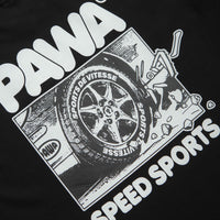Pawa Speed Sports Burnout T-Shirt - Black thumbnail