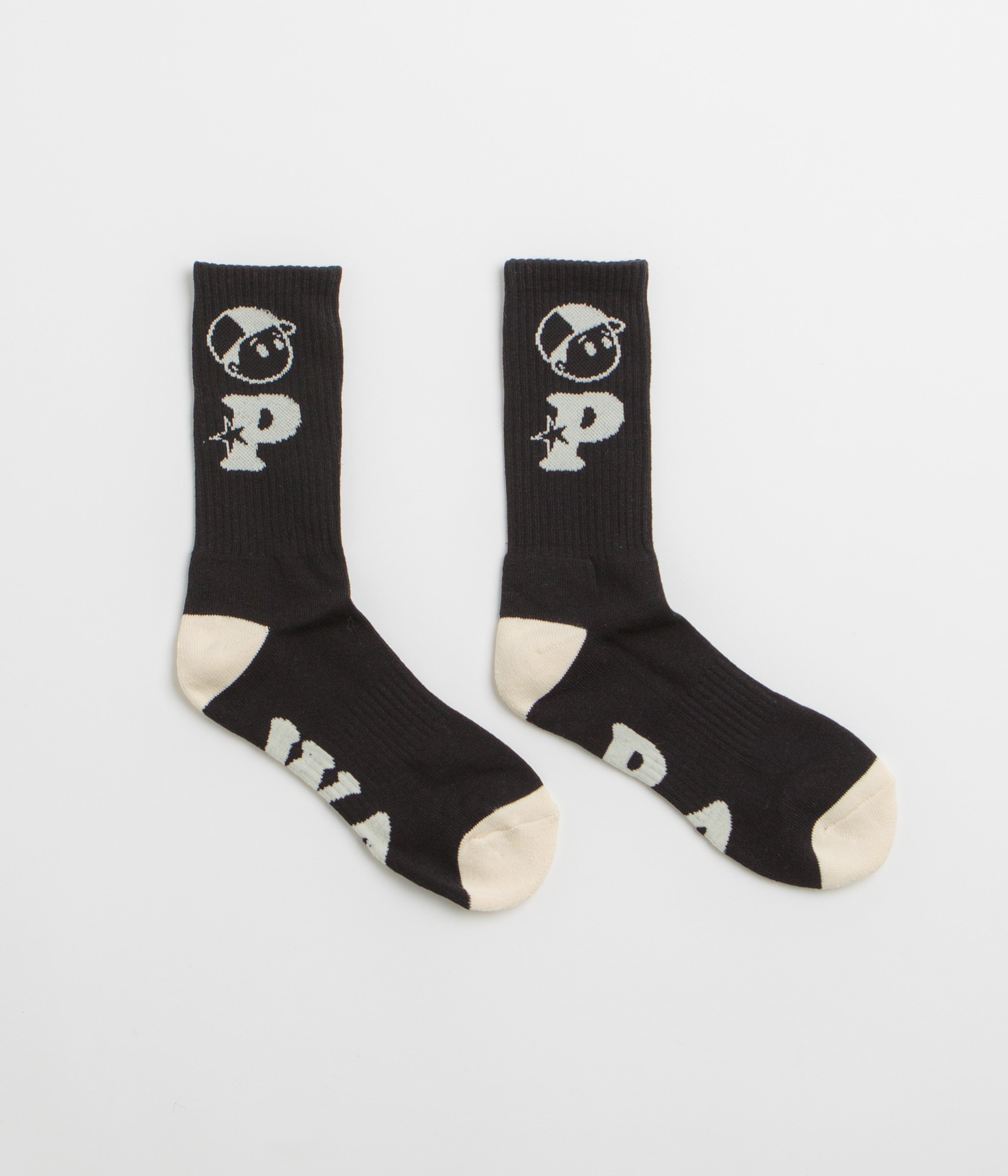 Pawa Speed Sports Classic Socks in Black and White