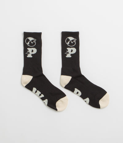 Pawa Speed Sports Classic Socks in Black and White