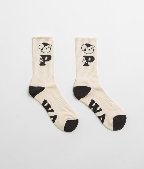 Pawa Speed Sports Classic Socks - White / Black