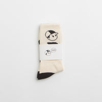 Pawa Speed Sports Classic Socks in White and Black thumbnail