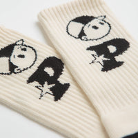 Pawa Speed Sports Classic Socks in White and Black thumbnail