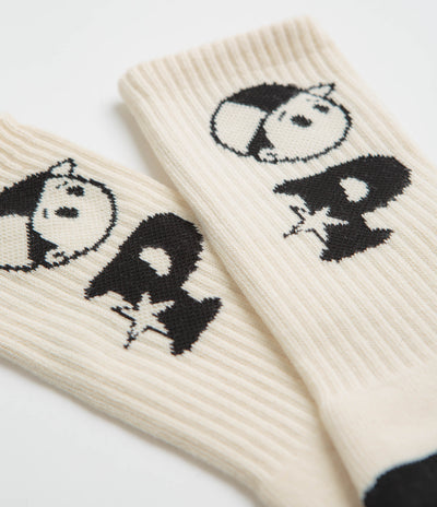 Pawa Speed Sports Classic Socks in White and Black
