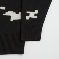 Pawa Speed Sports Digi Doggo Knit Sweatshirt in Black thumbnail