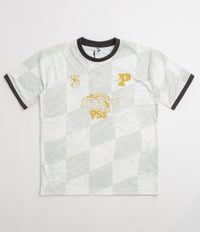 Pawa Speed Sports Doggo Football Shirt in Cream and Gold