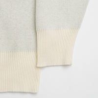 Pawa Speed Sports Doggo Knit Sweatshirt in Cream thumbnail