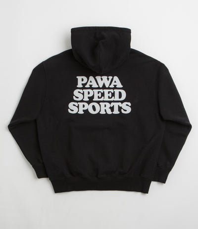 Pawa Speed Sports Doggo Zip Hoodie in Black