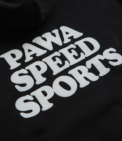 Pawa Speed Sports Doggo Zip Hoodie in Black