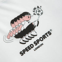 Pawa Speed Sports Footie Boy T-Shirt in White thumbnail