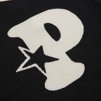 Pawa Speed Sports Footie Knit Polo Shirt in Black thumbnail