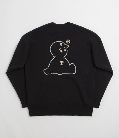 Pawa Speed Sports OG Boy Knit Sweatshirt in Black