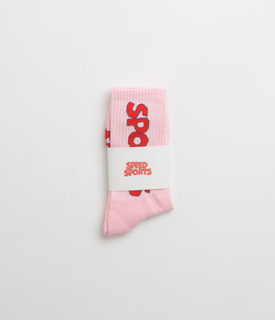 Pawa Speed Sports Raceday Socks in Sakura Pink