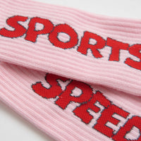 Pawa Speed Sports Raceday Socks in Sakura Pink thumbnail