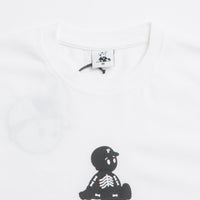 Pawa Speed Sports Skeleboy T-Shirt in White thumbnail