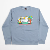 Playdude Practice Makes Perfect Crewneck Sweatshirt - Baby Blue thumbnail