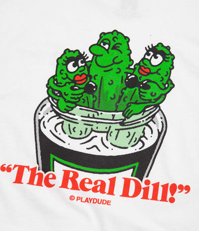 Playdude Real Dill T-Shirt - White