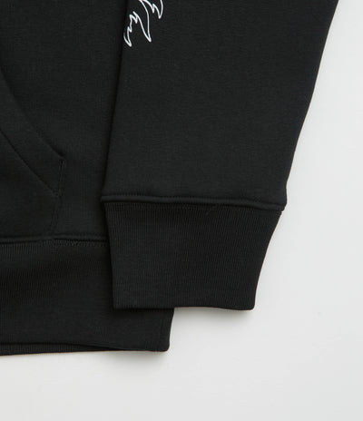 Poetic Collective Arm Outlines Hoodie in Black