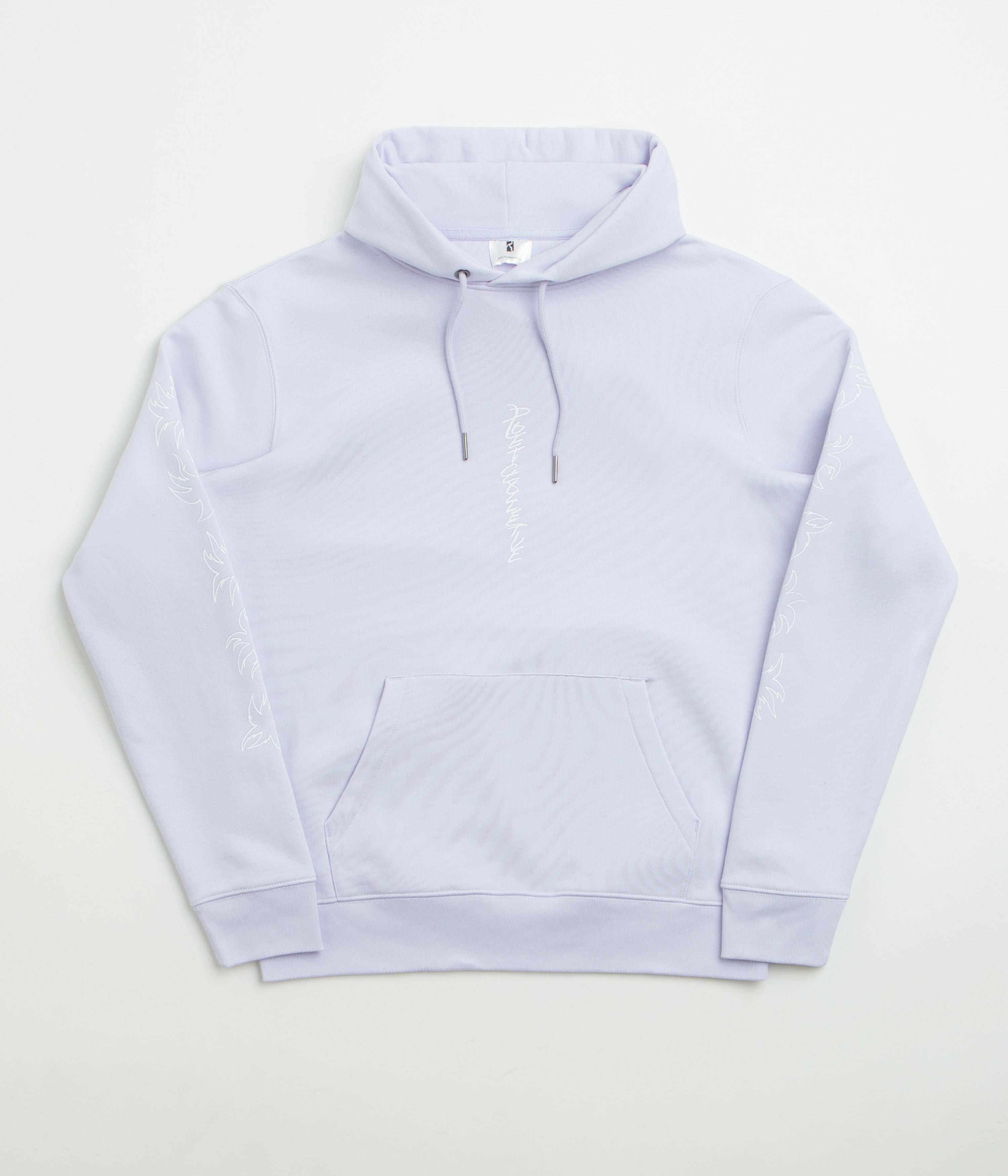 Poetic Collective Arm Outlines Hoodie in Purple