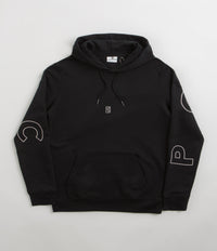 Poetic Collective Big Back Text Hoodie in Black