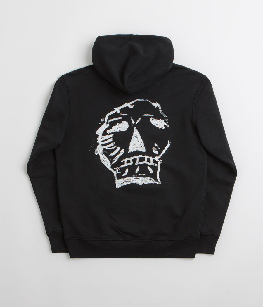Poetic Collective Big Skull Hoodie in Black