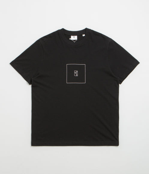 Poetic Collective Box Outline T-Shirt - Black
