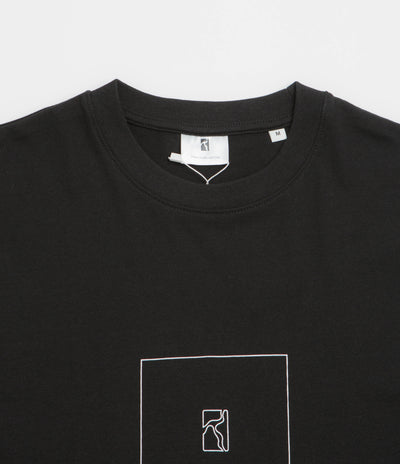 Poetic Collective Box Outline T-Shirt in Black