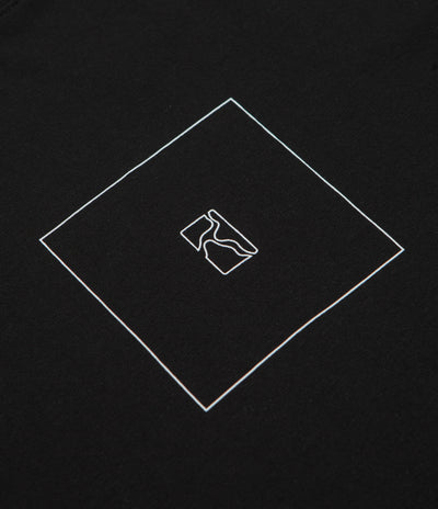 Poetic Collective Box Outline T-Shirt in Black