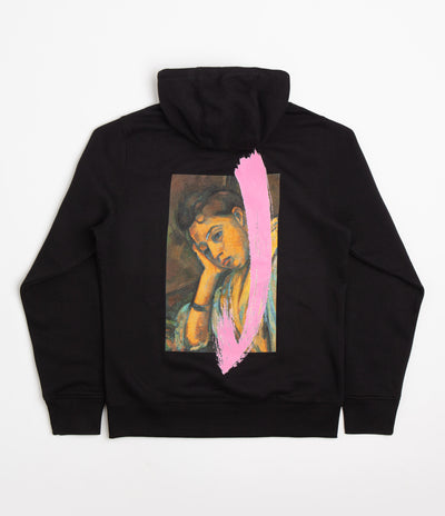 Poetic Collective Brush Stroke Hoodie - Black