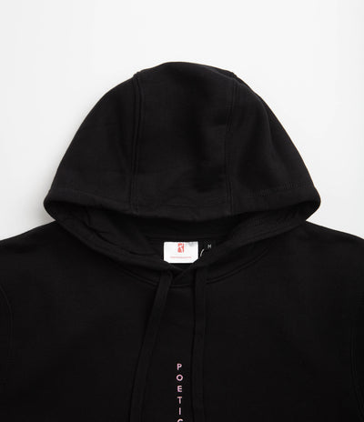 Poetic Collective Brush Stroke Hoodie - Black