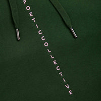 Poetic Collective Brush Stroke Hoodie - Bottle Green thumbnail