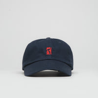Poetic Collective Classic Cap in Navy and Red thumbnail