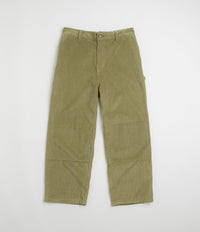 Poetic Collective Corduroy Sculptor Pants in Olive Green