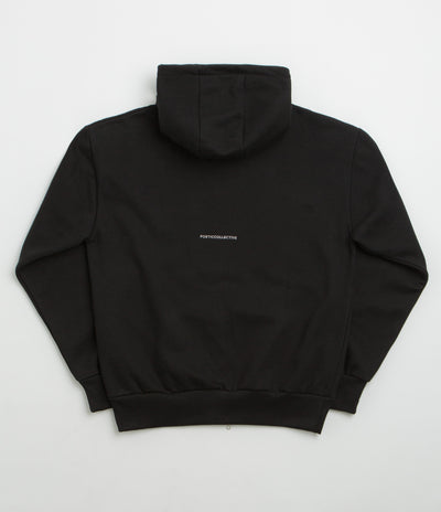 Poetic Collective Crayon Arm Zip Hoodie in Black