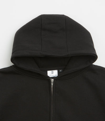 Poetic Collective Crayon Arm Zip Hoodie in Black