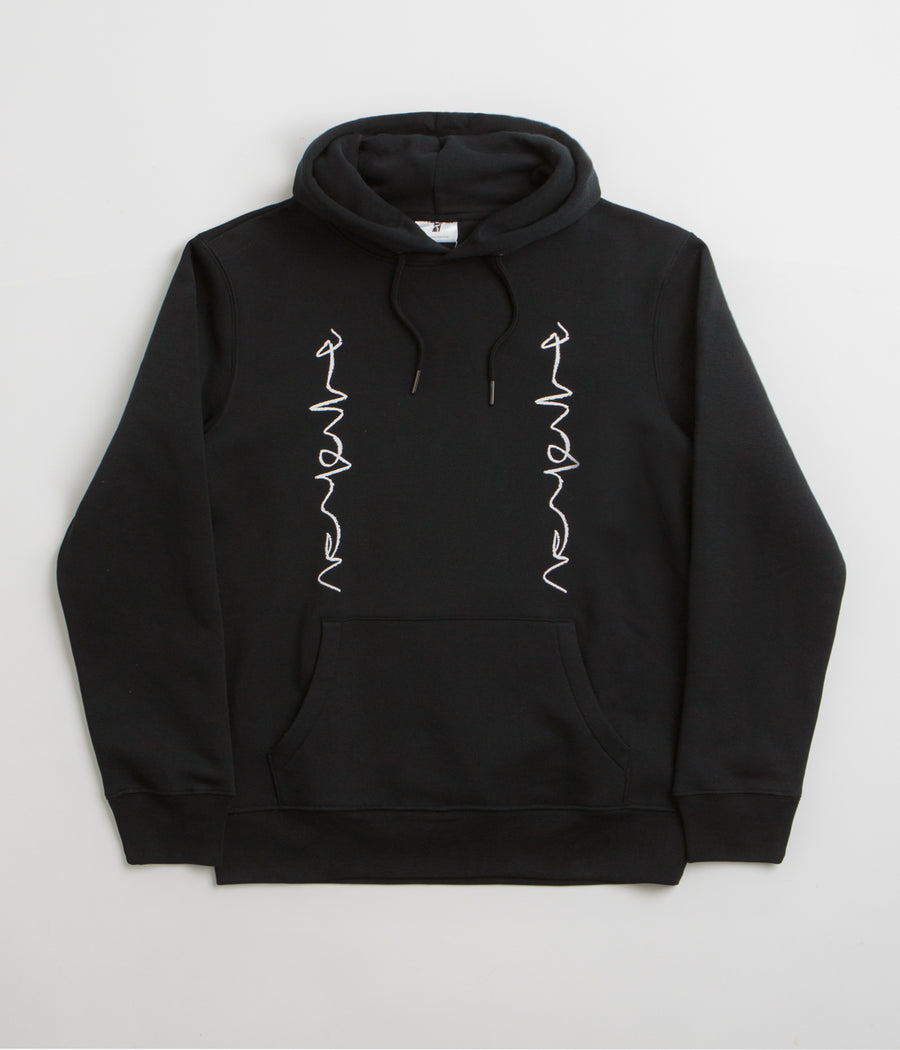 Poetic Collective Crayon Chain Hoodie in Black
